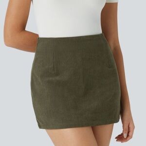 Halara Corduroy Mini Skirt